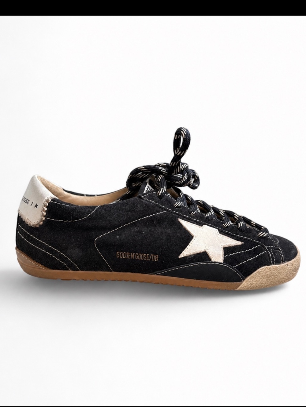 Golden Goose True-Star Navy Suede Sneakers EU 39 Box Dust Bag